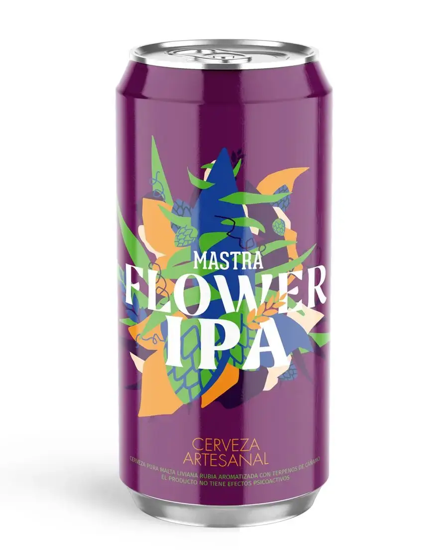 cerveza cannabica con terpenos de marihuana artesanal hecha en uruguay ipa cannabis aroma flower