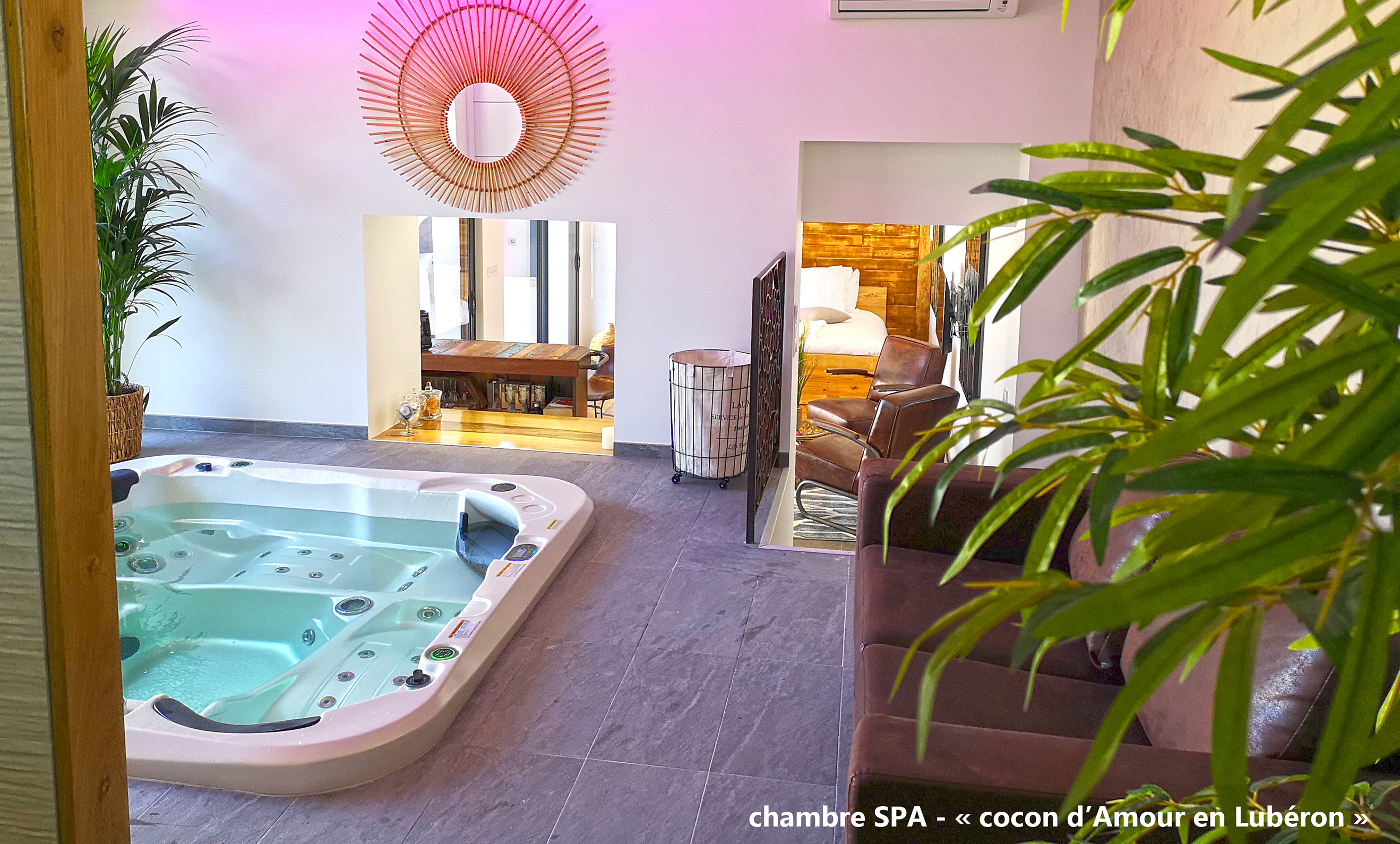 chambre SPA cocon d'amour en Provence