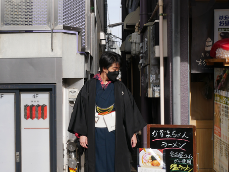 男の着物ストリートスナップin神楽坂 3/5