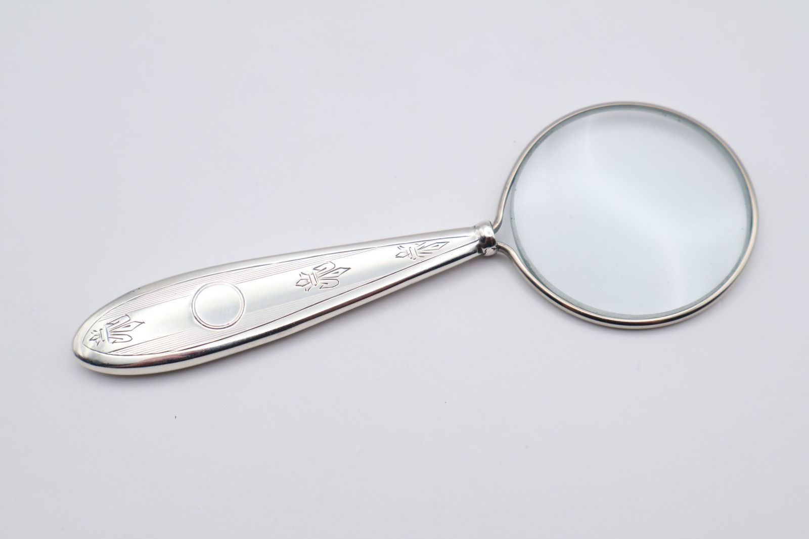 Antique Sterling Silver Handled Magnifying Glass
