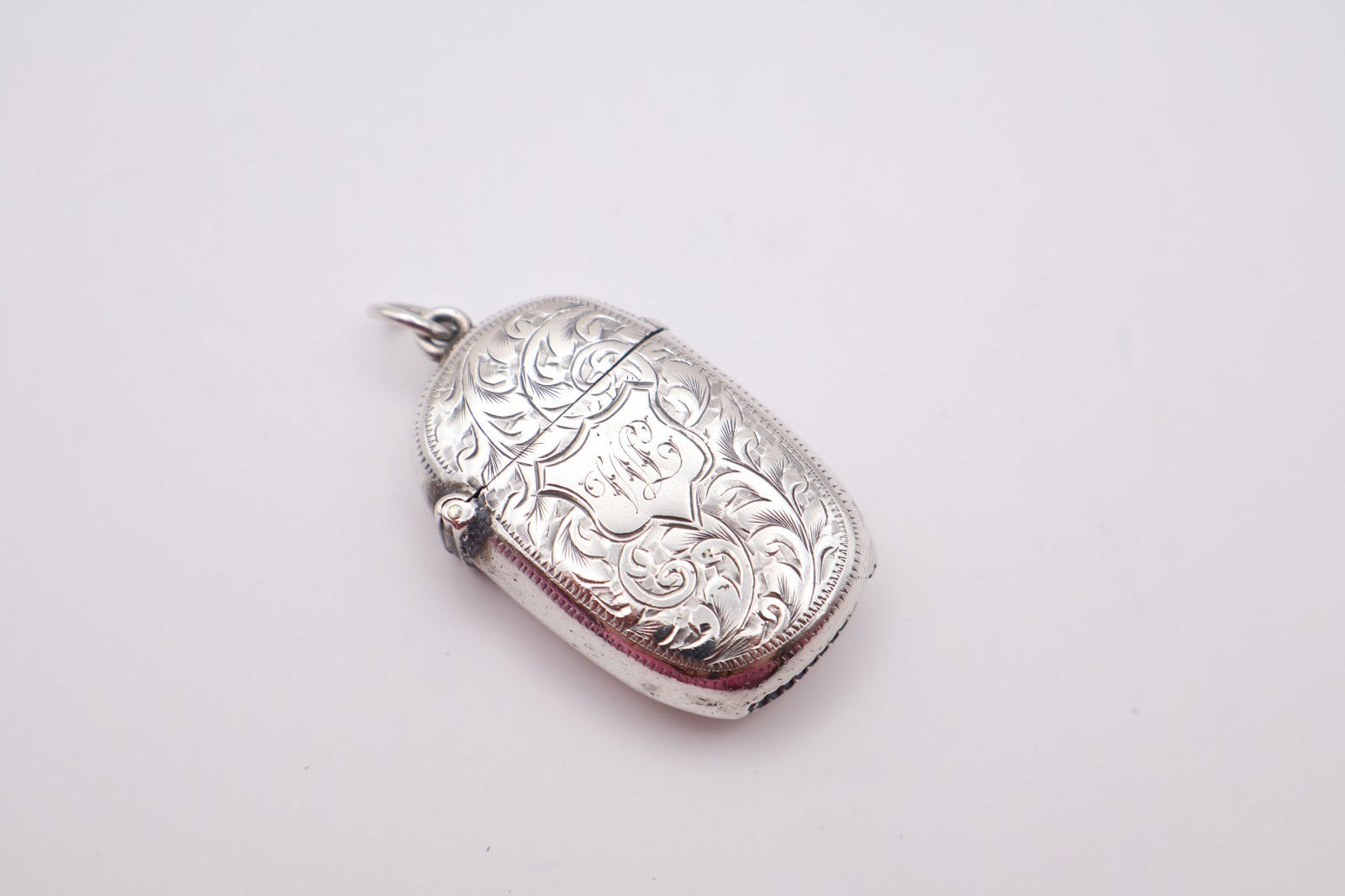 Antique Sterling Silver Vesta Hallmarked Birmingham 1905