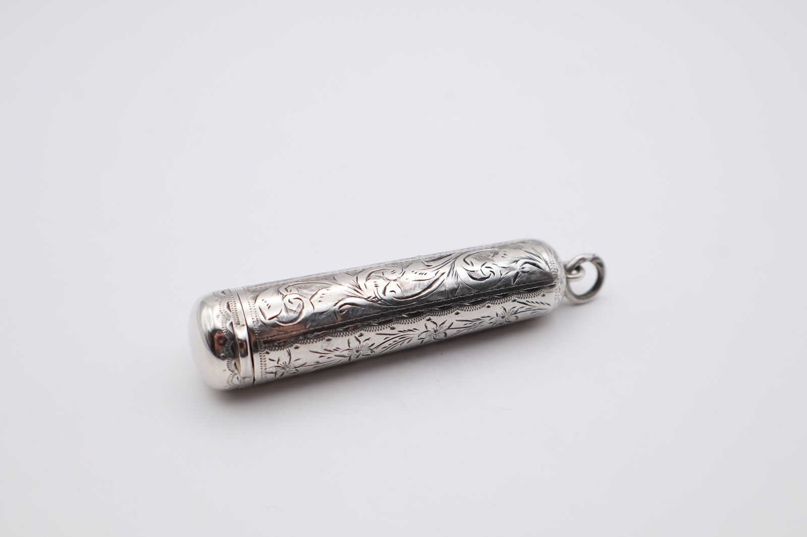 Antique Sterling Silver Cheroot Holder Hallmarked Birmingham 1899