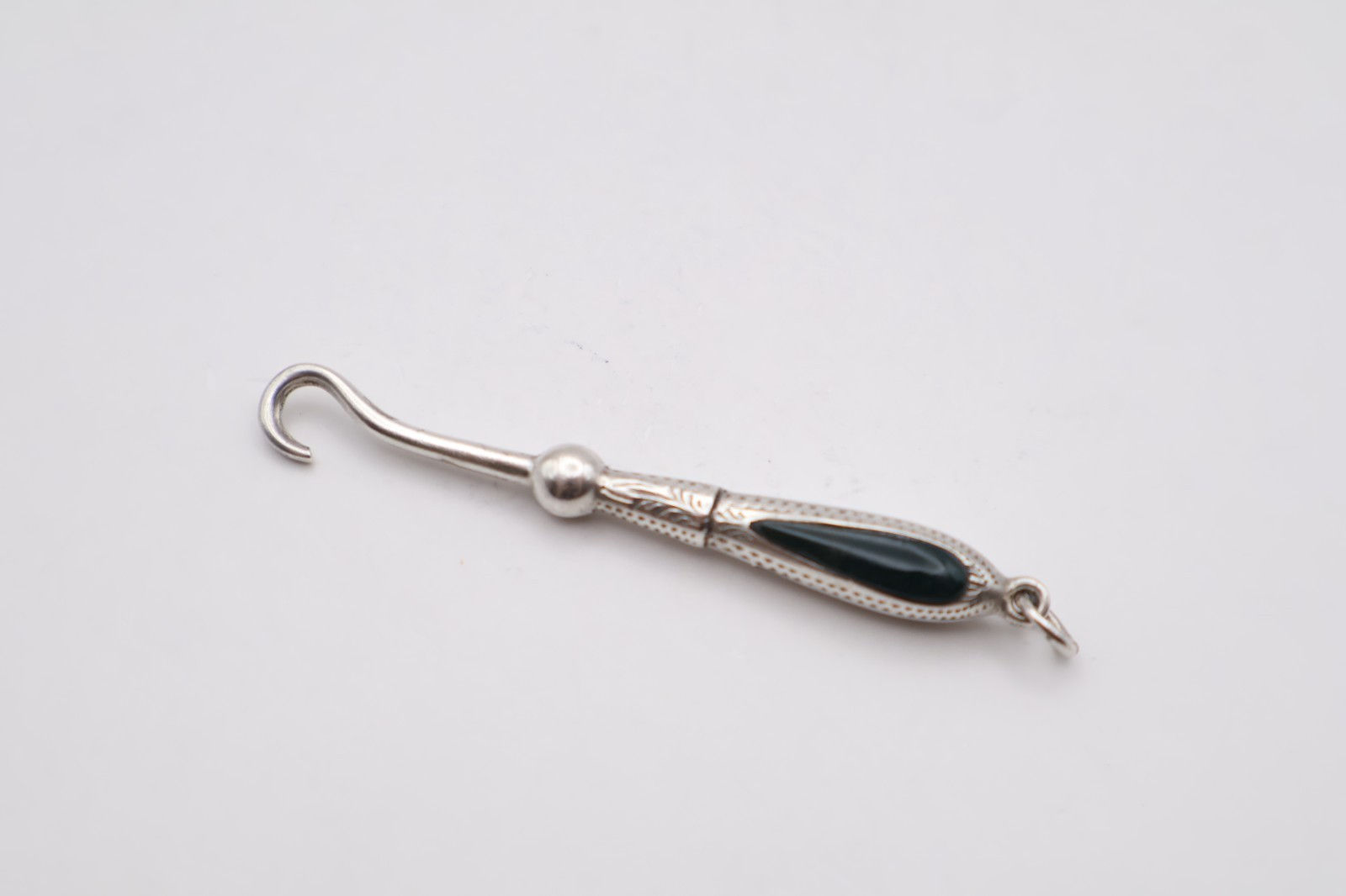 Charming Antique Silver Chatelain Button Hook Hallmarked Birmingham 1898
