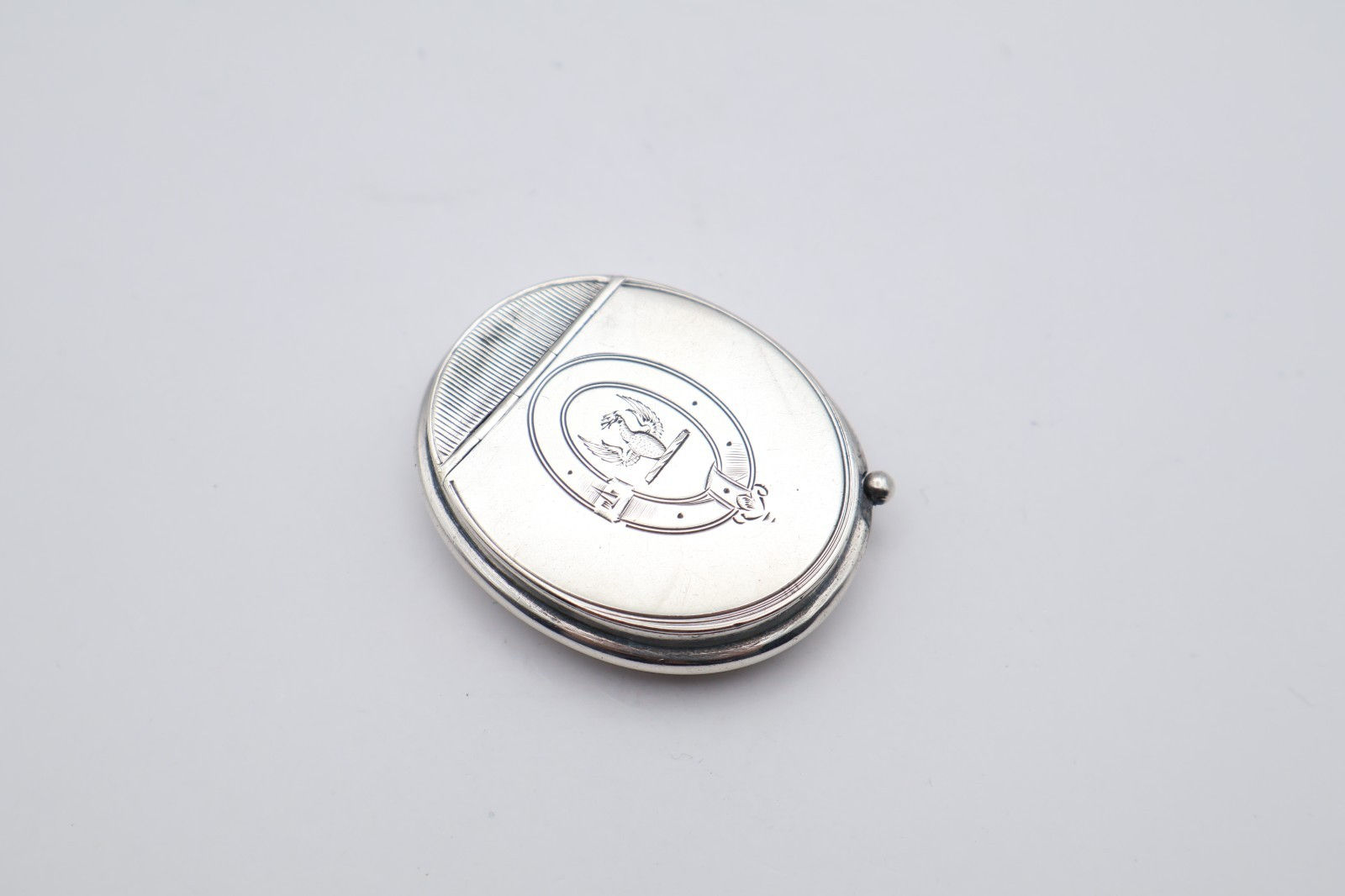 Quality Antique Sterling Silver Vesta Snuff Box Hallmarked Birmingham 1891