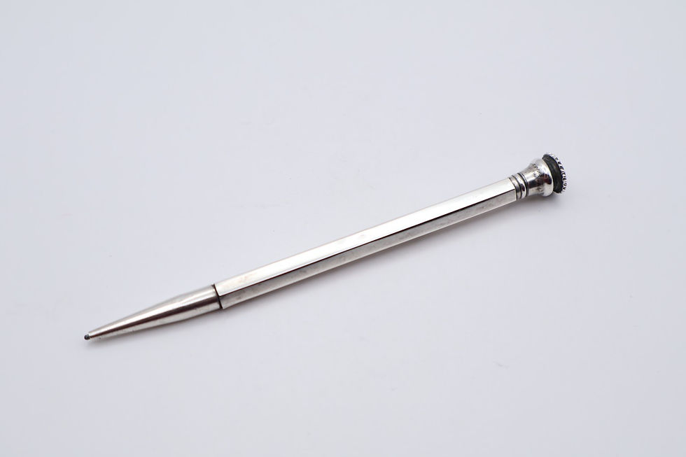 Thumbnail: Vintage Sterling Silver Everpoint Mechanical Pencil Rotary International