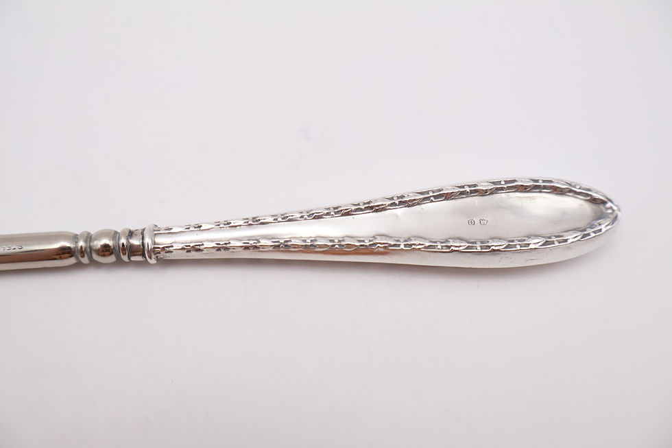 Thumbnail: Antique Silver Handled Button Hook Hallmarked Birmingham 1913