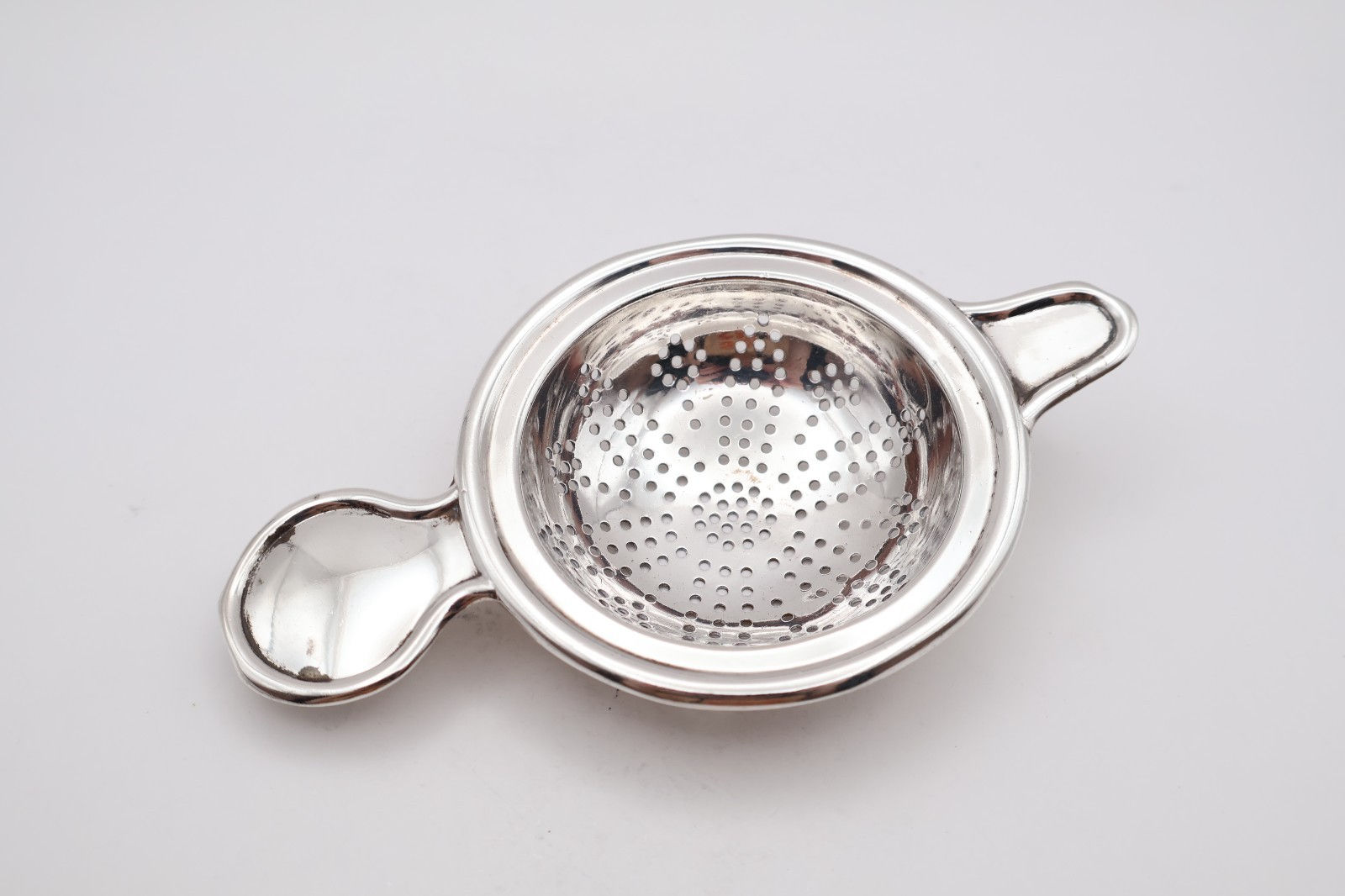 Antique Sterling Silver Tea Strainer Hallmarked Sheffield 1917