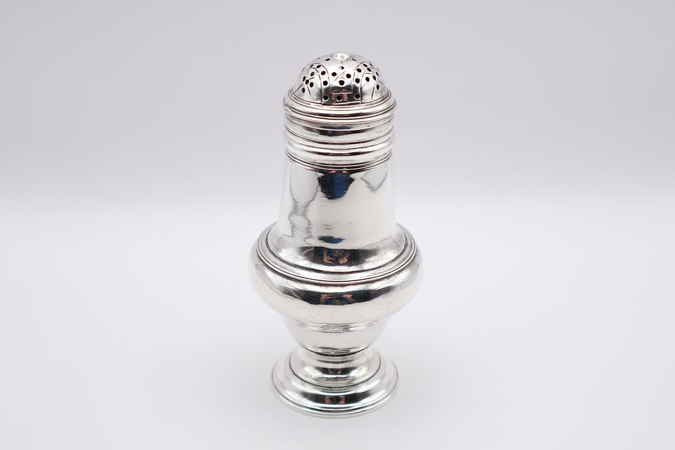 Thumbnail: Quality Antique Georgian Sterling Silver Pepper/Muffiner Hallmarked London 1763