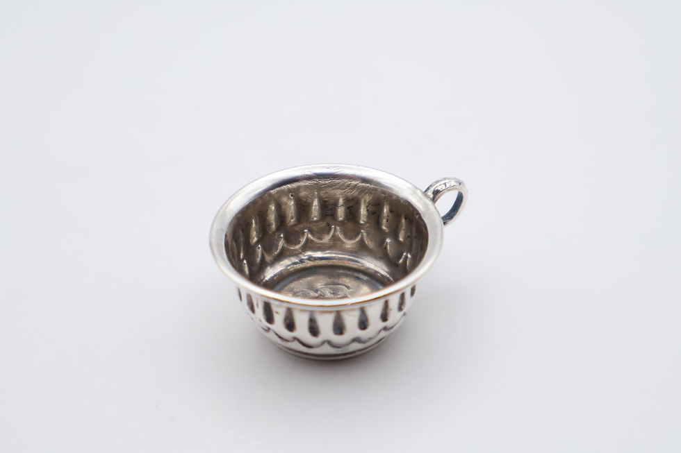 Thumbnail: Delightful Antique Georgian Dutch Silver Miniature Cup Hallmarked 1837