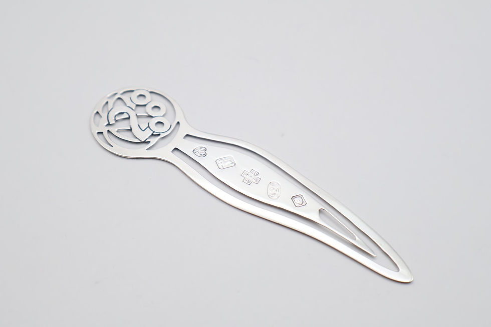 Thumbnail: Vintage Sterling Silver 2000 Bookmark Hallmarked London