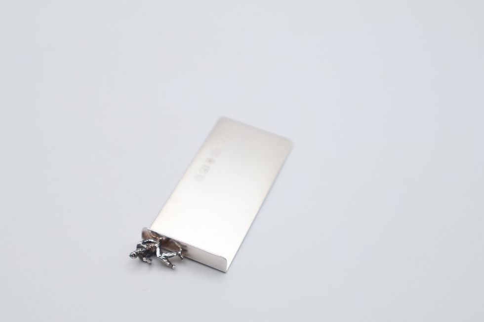 Thumbnail: Contemporary Silver by Rebecca Joselyn The People Collection Bookmark Sheffield