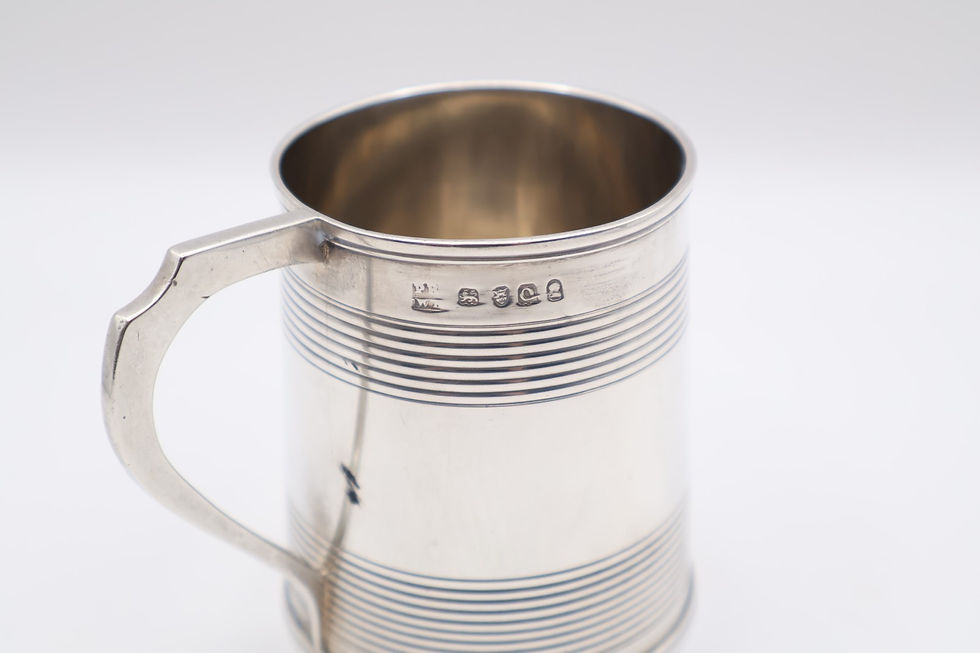Thumbnail: Quality Antique Georgian Solid Silver Christening Mug Hallmarked London 1811