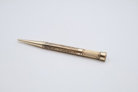 アンティークペンシル【MORDAN EVERPOINT】 Quality Vintage Mordan Everpoint Gold Filled Mechanical Pencil | J