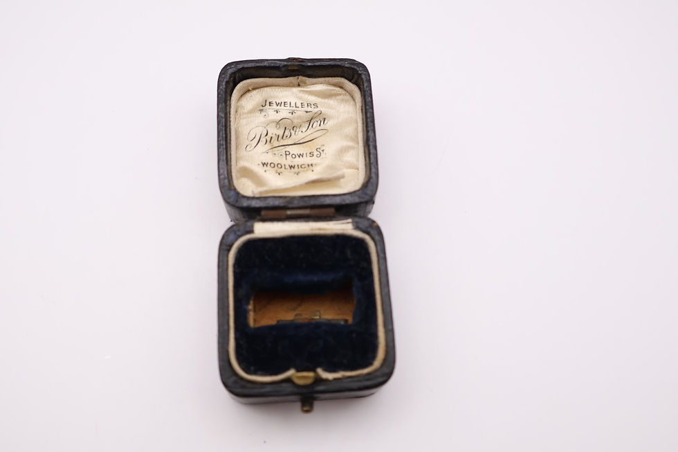 Thumbnail: Antique Jewellery Large Ring Box