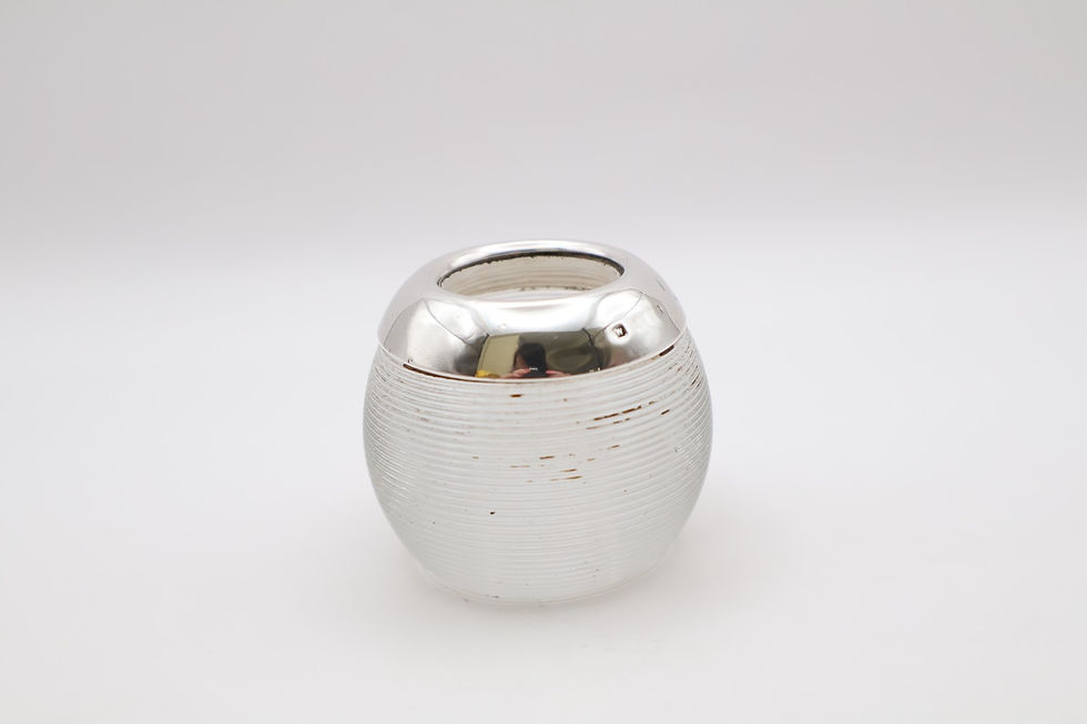 Thumbnail: Antique Silver Mounted Glass Match Striker Hallmarked