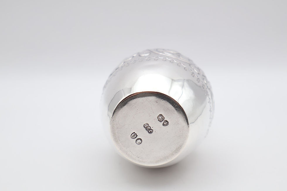 Thumbnail: Quality Antique Victorian Solid Silver Cream Jug Hallmarked London 1889