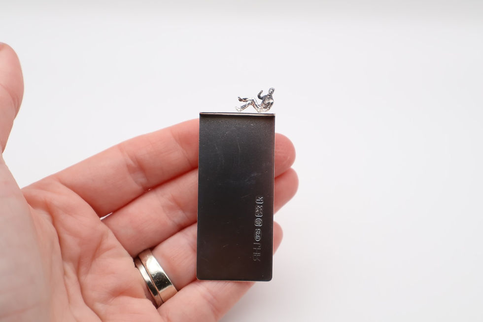 Thumbnail: Contemporary Silver by Rebecca Joselyn The People Collection Bookmark Sheffield