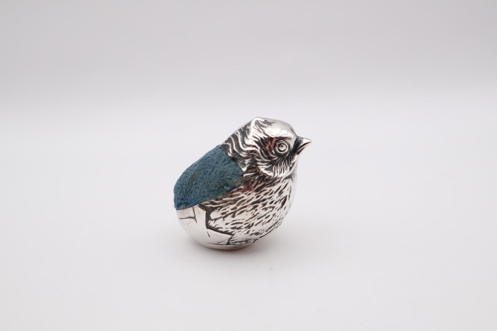 Lovely Antique Silver Sampson Mordan Chick Pin Cushion Hallmarked Chester 1908