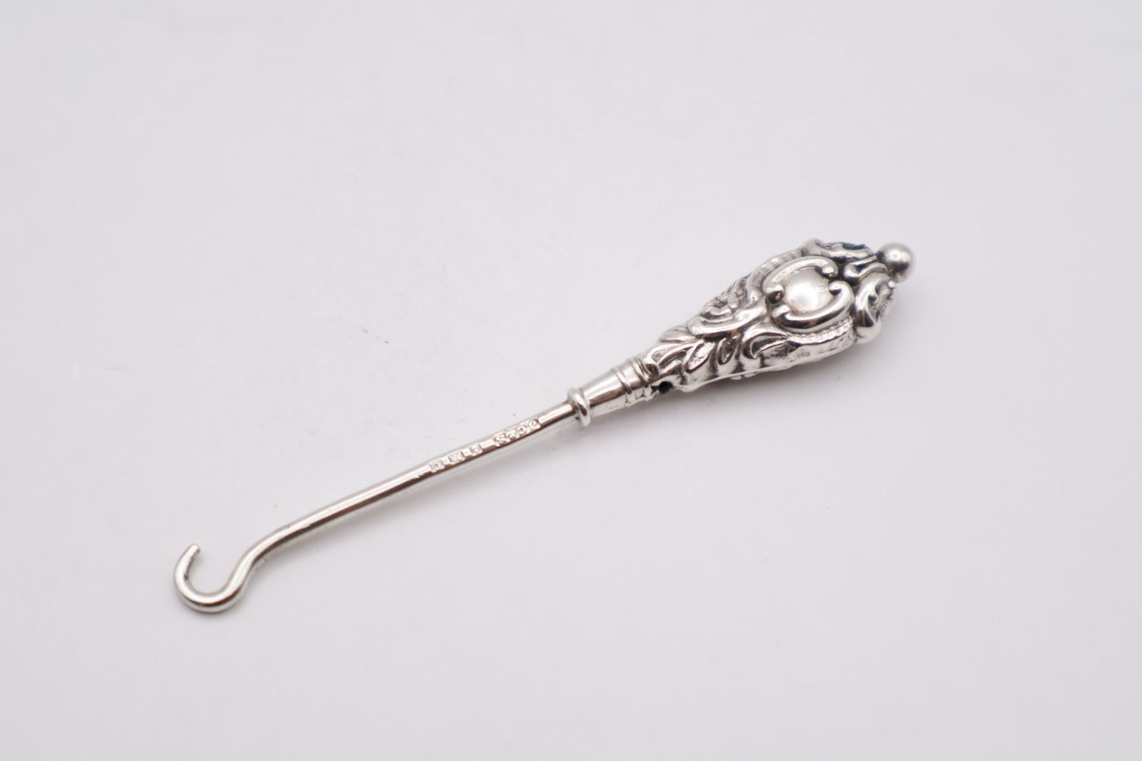 Charming Antique Silver Chatelain Button Hook Hallmarked Birmingham 1902