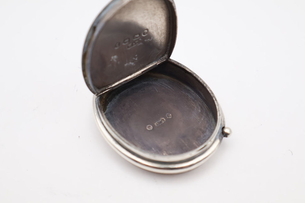 Thumbnail: Quality Antique Sterling Silver Vesta Snuff Box Hallmarked Birmingham 1891