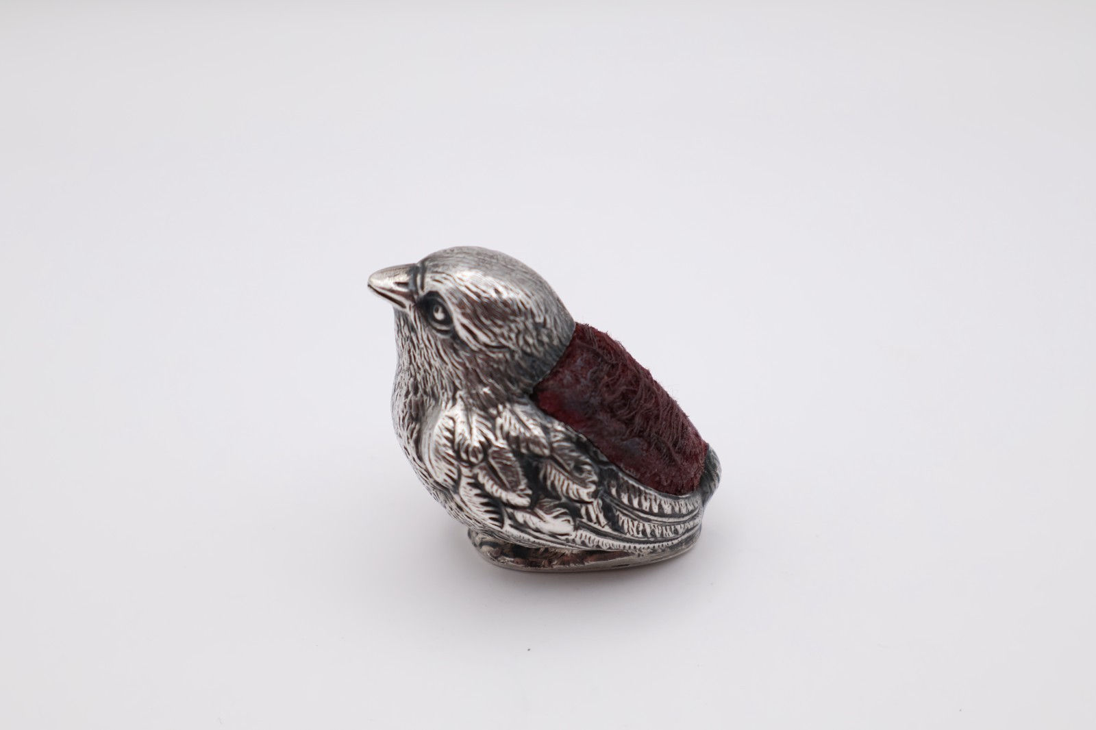 Lovely Antique Silver Sampson Mordan Chick Pin Cushion Hallmarked Sheffield 1905