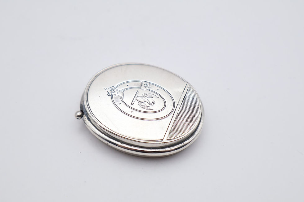 Thumbnail: Quality Antique Sterling Silver Vesta Snuff Box Hallmarked Birmingham 1891