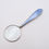 Thumbnail: Antique Silver Guilloche Enamel Handled Magnifying Glass Stamped Sterling