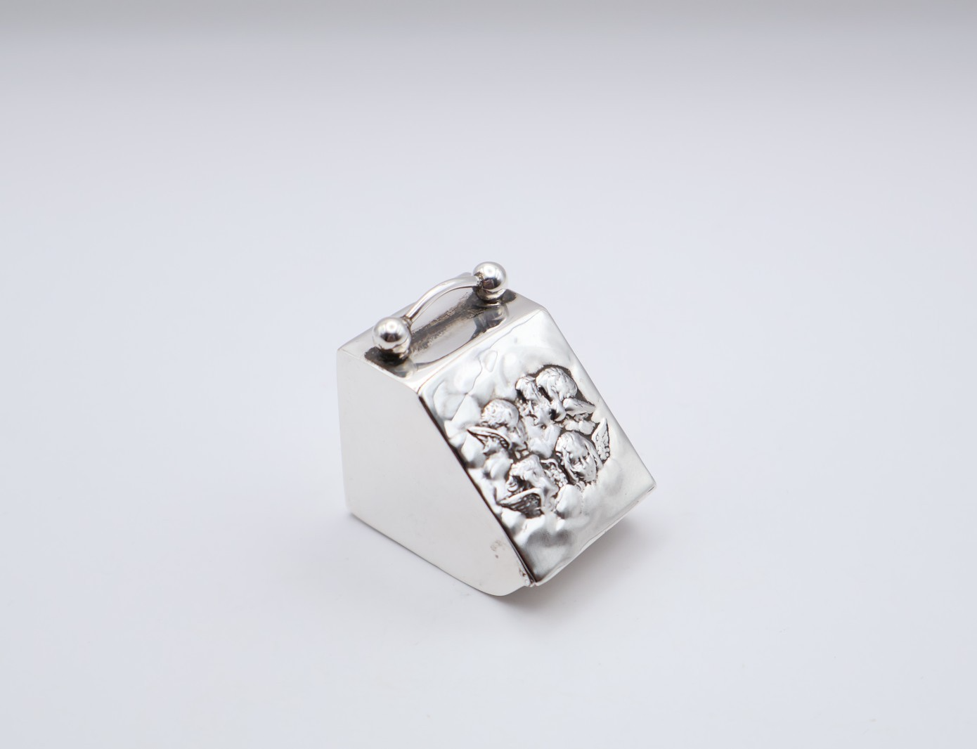 Vintage Sterling Silver Novelty Box Hallmarked Import Birmingham