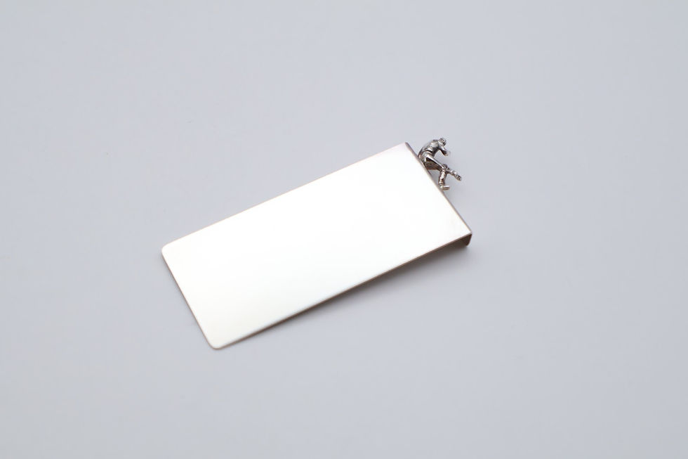 Thumbnail: Contemporary Silver by Rebecca Joselyn The People Collection Bookmark Sheffield