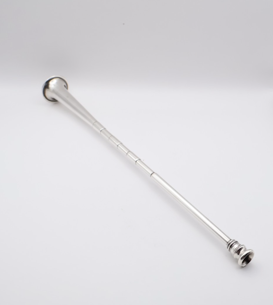 Thumbnail: Antique Sterling Silver Hunting Horn Hallmarked Birmingham 1912
