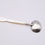 Thumbnail: Antique Victorian Silver & Mother of Pearl Salt / Caviar Spoon Birmingham 1856