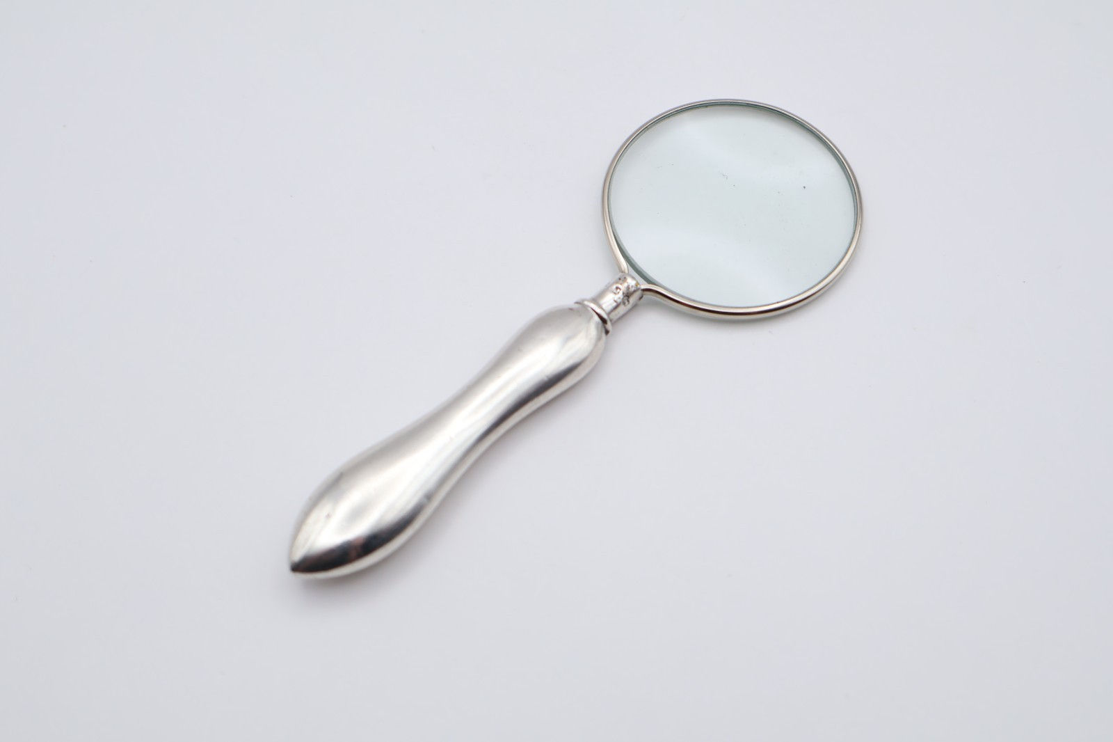 Antique Sterling Silver Handled Magnifying Glass Hallmarked Birmingham 1887