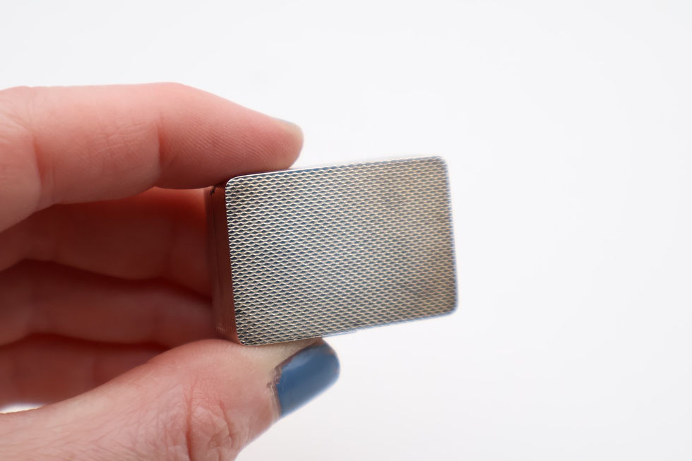 Thumbnail: Vintage Sterling Silver Snuff Box Hallmarked Birmingham 1978