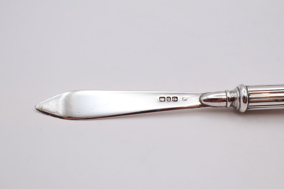 Thumbnail: Antique Sterling Silver Letter Opener Hallmarked Birmingham 1892