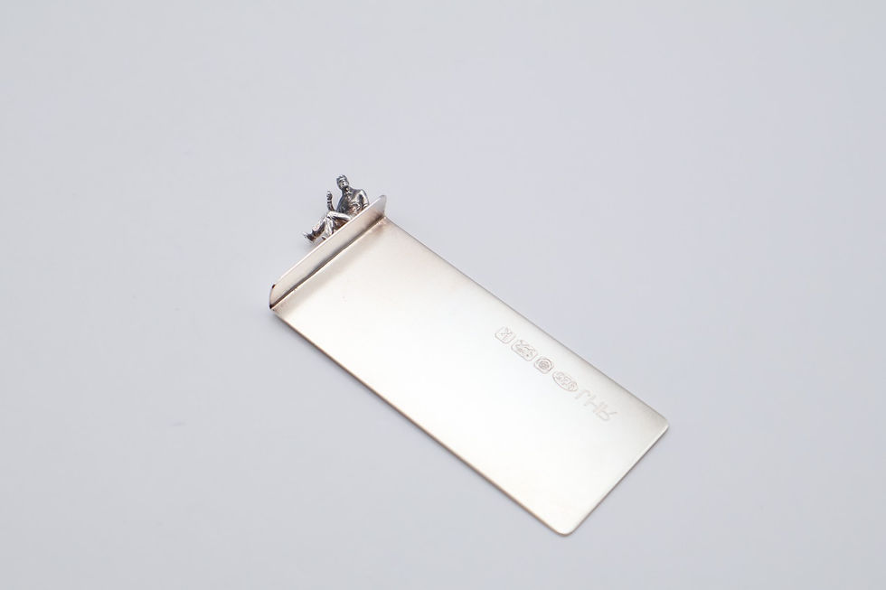 Thumbnail: Contemporary Silver by Rebecca Joselyn The People Collection Bookmark Sheffield