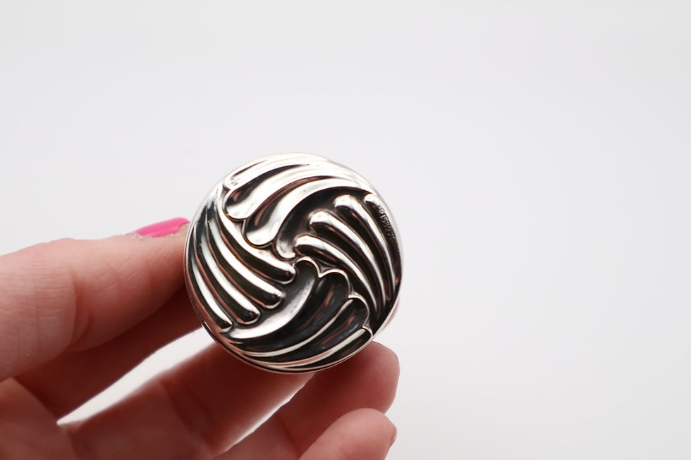 Thumbnail: Charming Antique Victorian Sterling Silver Small Trinket Box Birmingham 1891