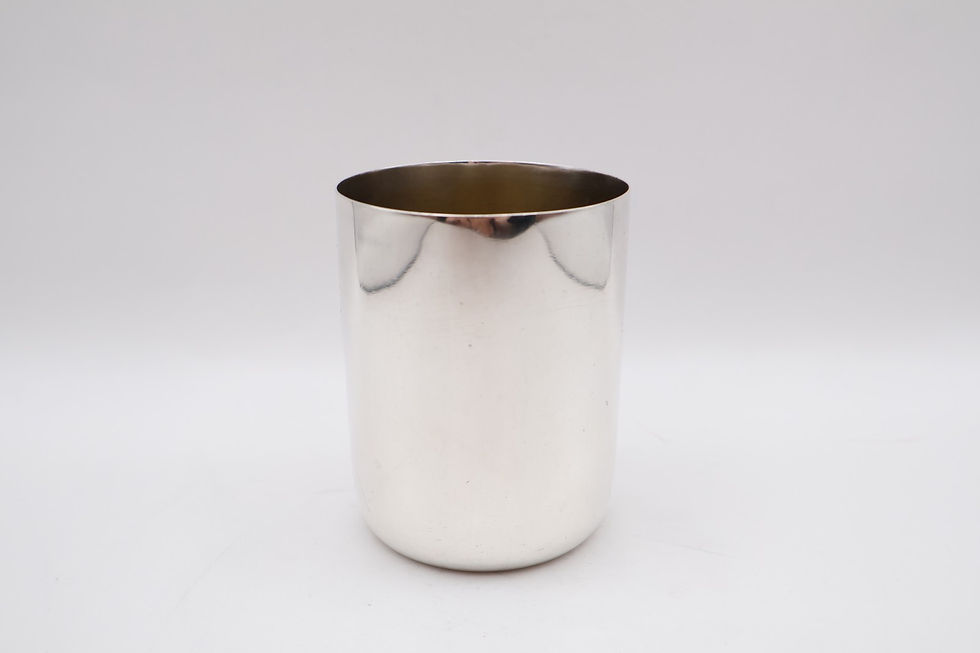 Thumbnail: Antique Victorian Sterling Silver Tumbler Cup Hallmarked London 1883