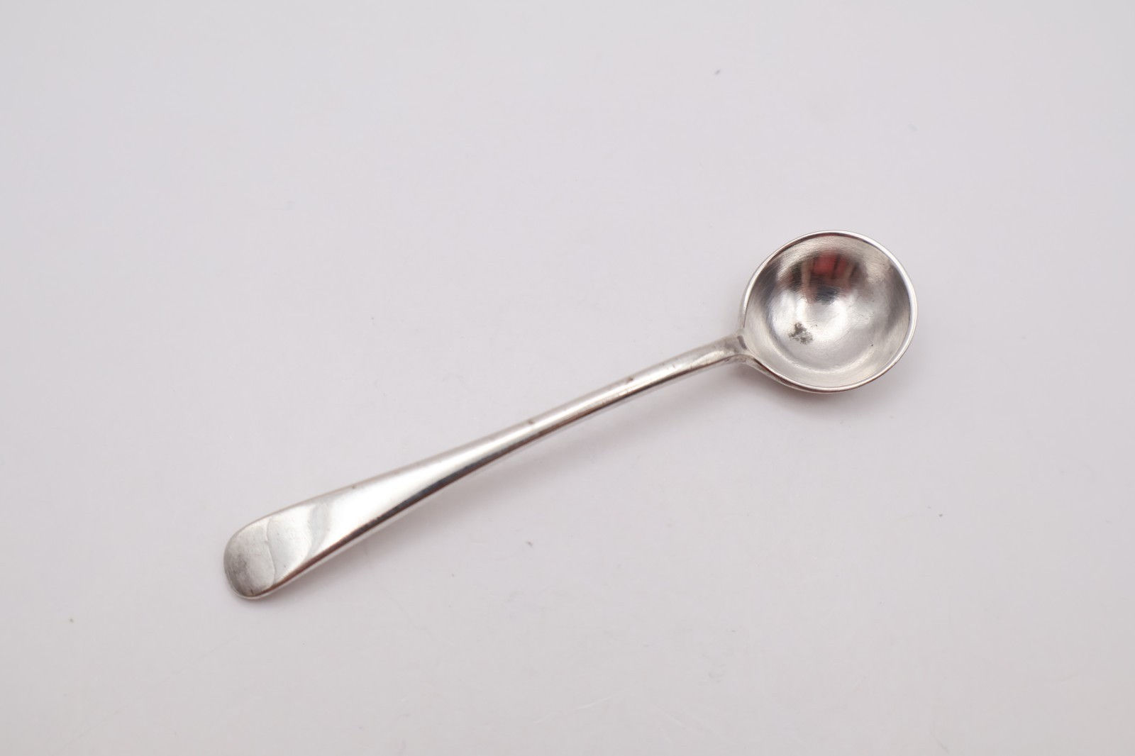 Antique Sterling Silver Salt Spoon Hallmarked Sheffield 1904