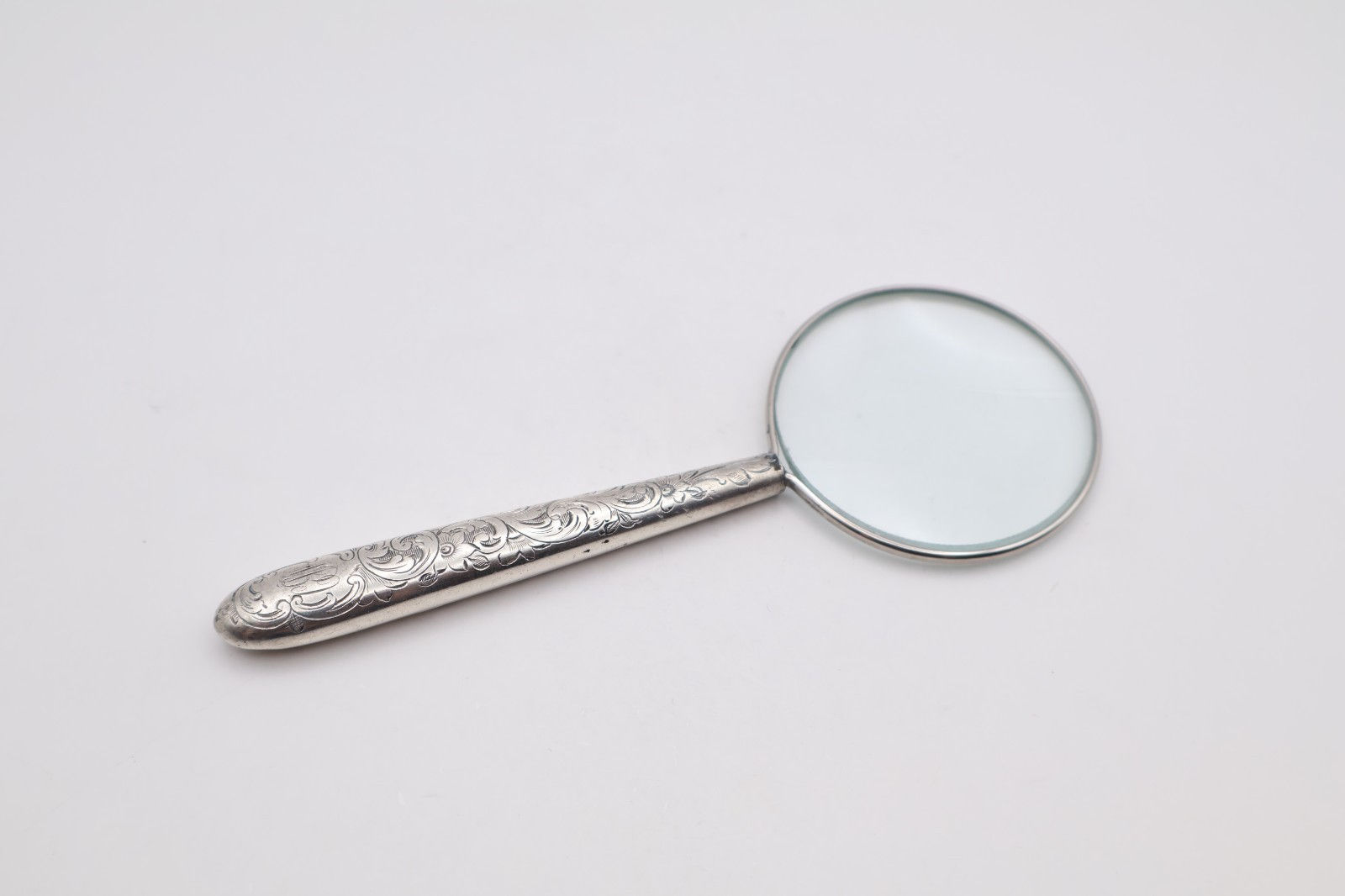 Antique Sterling Silver Handled Magnifying Glass