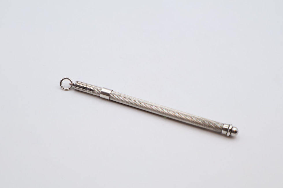 Thumbnail: Vintage Sterling Silver Cocktail Swizzle Stick Hallmarked Birmingham 1950