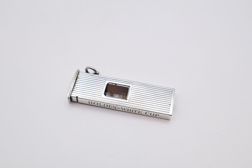 Thumbnail: Vintage Sterling Silver Cigar Cutter Hallmarked