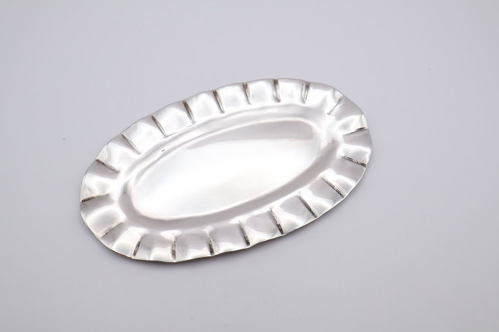 Vintage Sterling Silver Trinket Dish Stamped Sterling Mexico