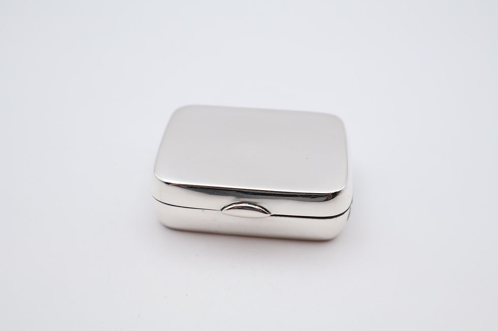 Thumbnail: Antique Sterling Silver Vesta Snuff Box Hallmarked Birmingham 1889