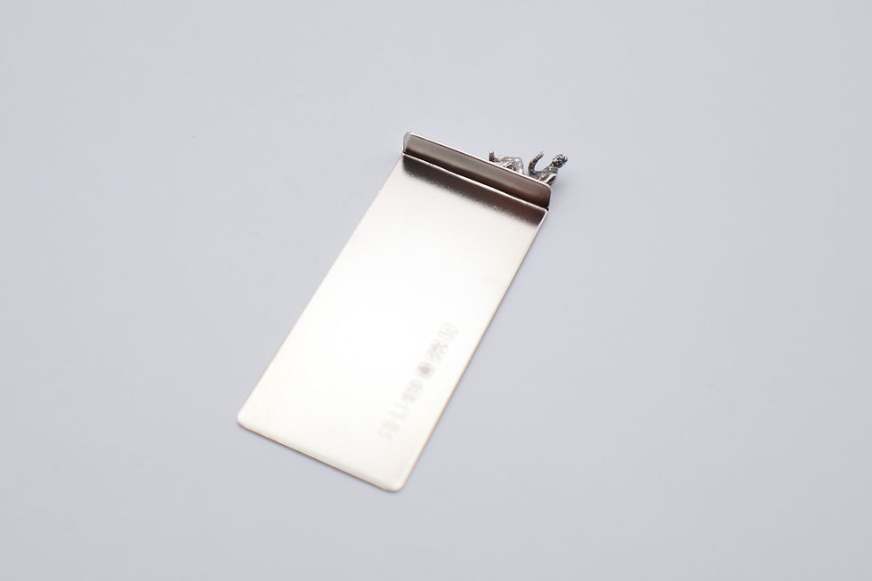 Thumbnail: Contemporary Silver by Rebecca Joselyn The People Collection Bookmark Sheffield