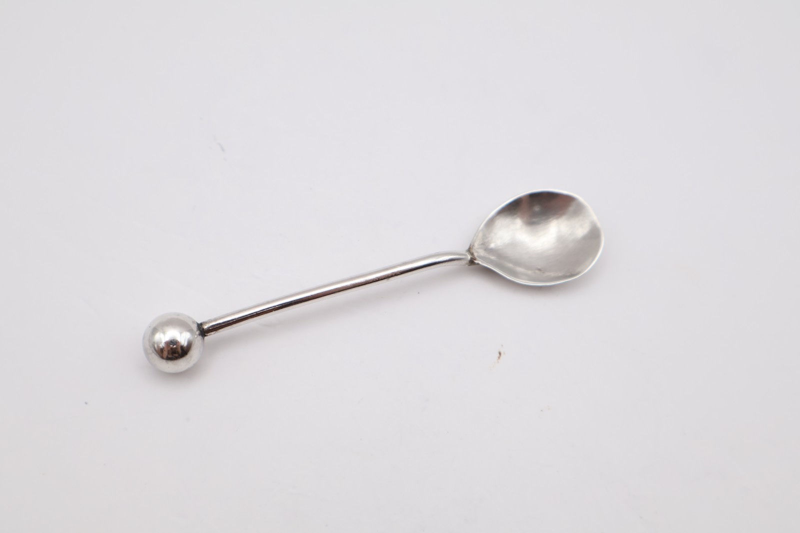 Antique Sterling Silver Mustard Spoon Hallmarked Birmingham 1904