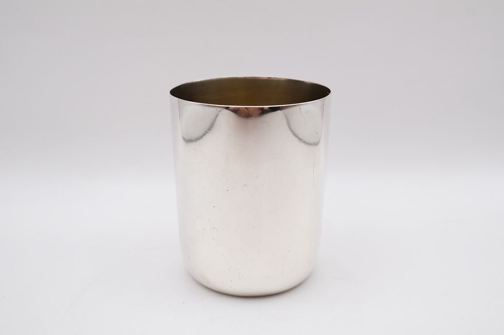 Thumbnail: Antique Victorian Sterling Silver Tumbler Cup Hallmarked London 1883