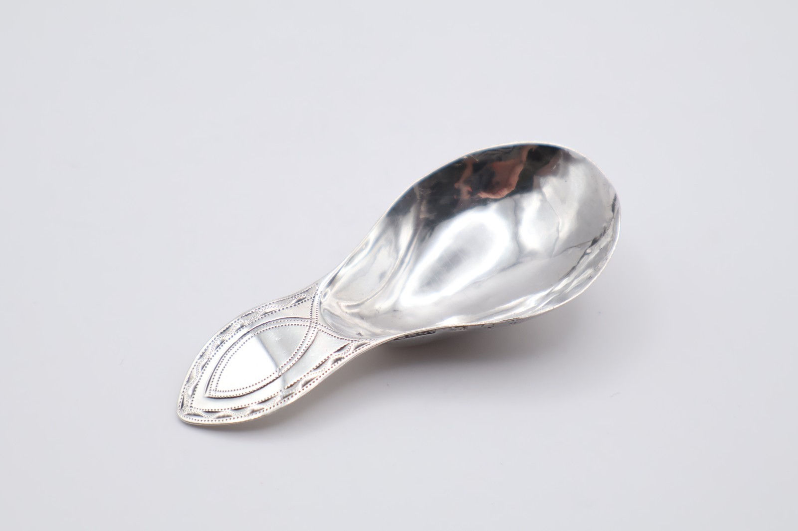 Antique Georgian Sterling Silver Caddy Spoon Hallmarked Sheffield 1803