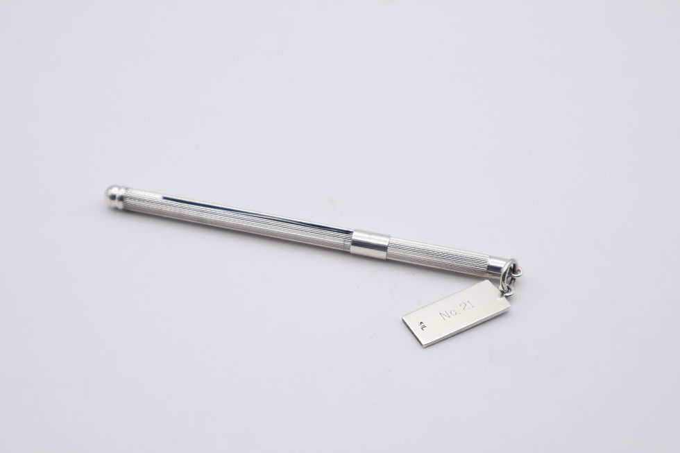 Thumbnail: Vintage Silver Britvic Cocktail Swizzle Stick Hallmarked Birmingham 1986