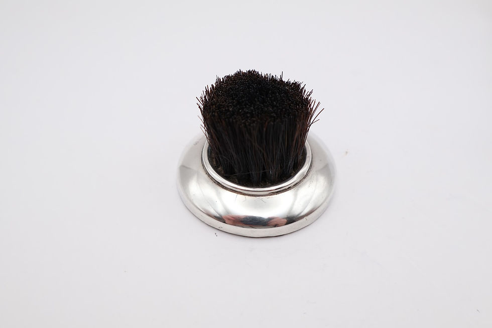 Thumbnail: Antique Sterling Silver Pen Wipe Hallmarked Birmingham 1920