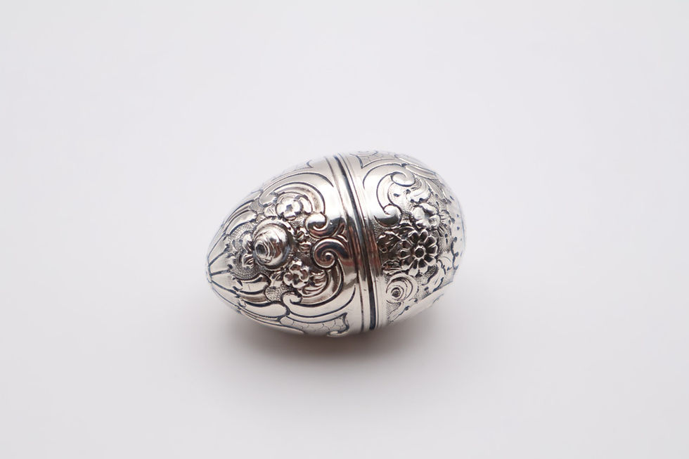 Thumbnail: Beautiful Antique Georgian Silver Nutmeg Grater